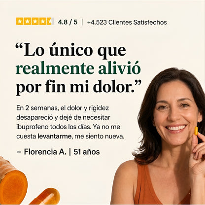 Cápsulas de Cúrcuma y Curcumina 95% — 1000mg